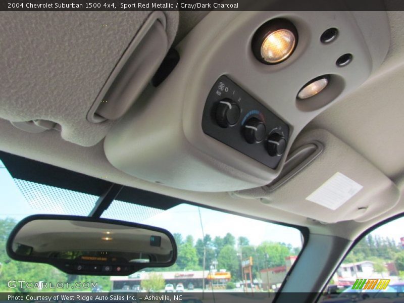 Sport Red Metallic / Gray/Dark Charcoal 2004 Chevrolet Suburban 1500 4x4