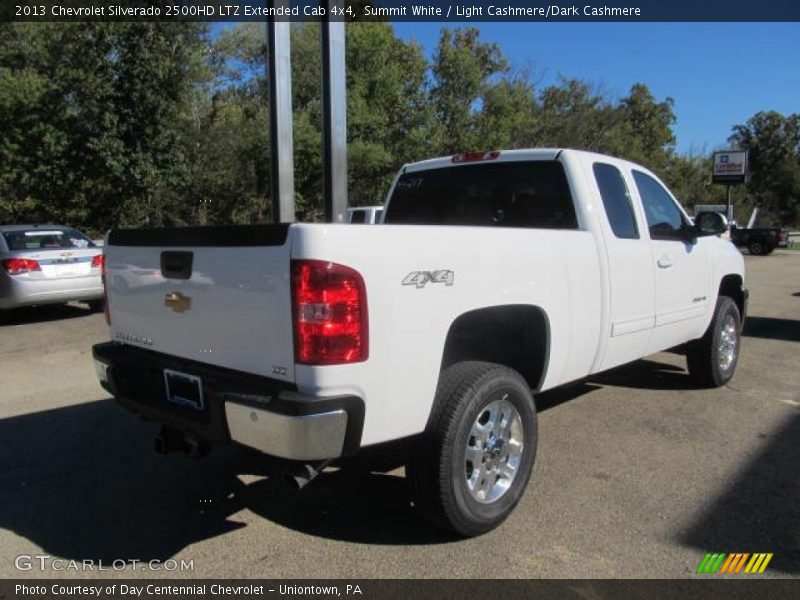 Summit White / Light Cashmere/Dark Cashmere 2013 Chevrolet Silverado 2500HD LTZ Extended Cab 4x4