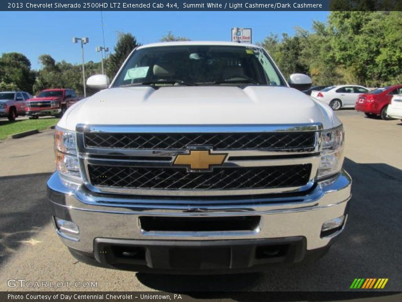 Summit White / Light Cashmere/Dark Cashmere 2013 Chevrolet Silverado 2500HD LTZ Extended Cab 4x4