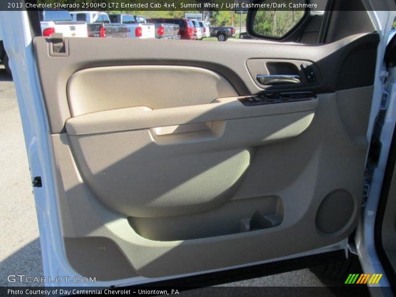 Summit White / Light Cashmere/Dark Cashmere 2013 Chevrolet Silverado 2500HD LTZ Extended Cab 4x4