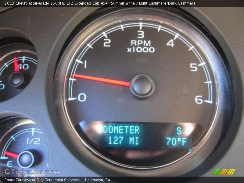 Summit White / Light Cashmere/Dark Cashmere 2013 Chevrolet Silverado 2500HD LTZ Extended Cab 4x4