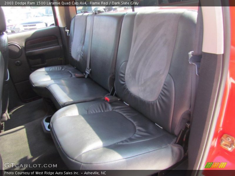 Flame Red / Dark Slate Gray 2003 Dodge Ram 1500 Laramie Quad Cab 4x4