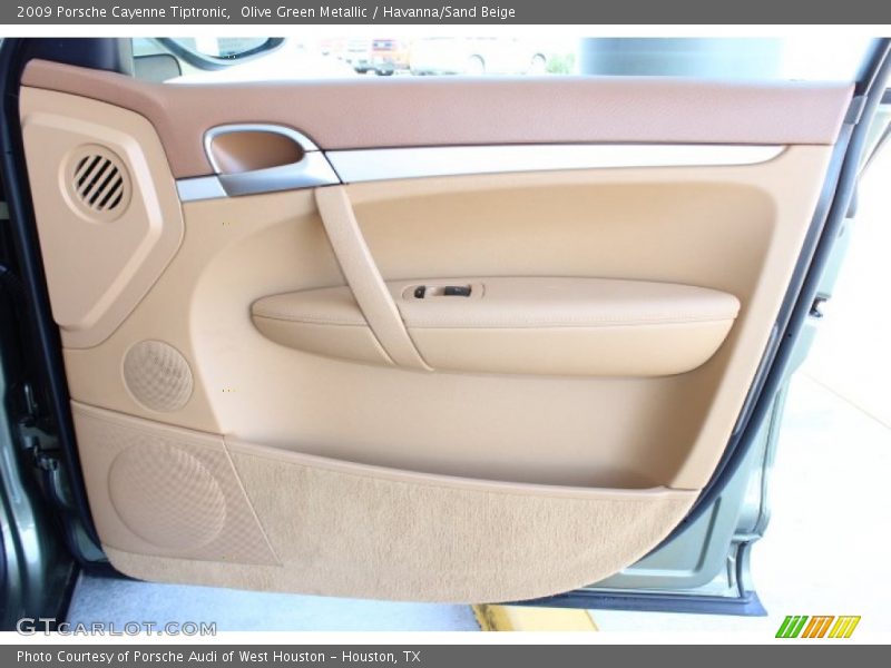 Olive Green Metallic / Havanna/Sand Beige 2009 Porsche Cayenne Tiptronic