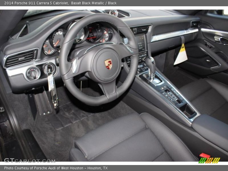 Black Interior - 2014 911 Carrera S Cabriolet 