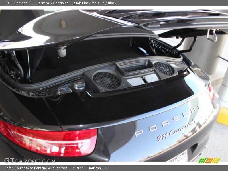 Basalt Black Metallic / Black 2014 Porsche 911 Carrera S Cabriolet