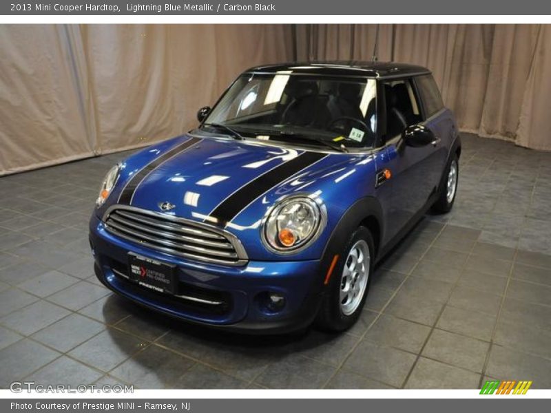 Lightning Blue Metallic / Carbon Black 2013 Mini Cooper Hardtop