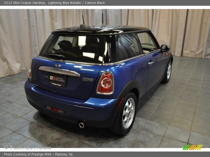 Lightning Blue Metallic / Carbon Black 2013 Mini Cooper Hardtop