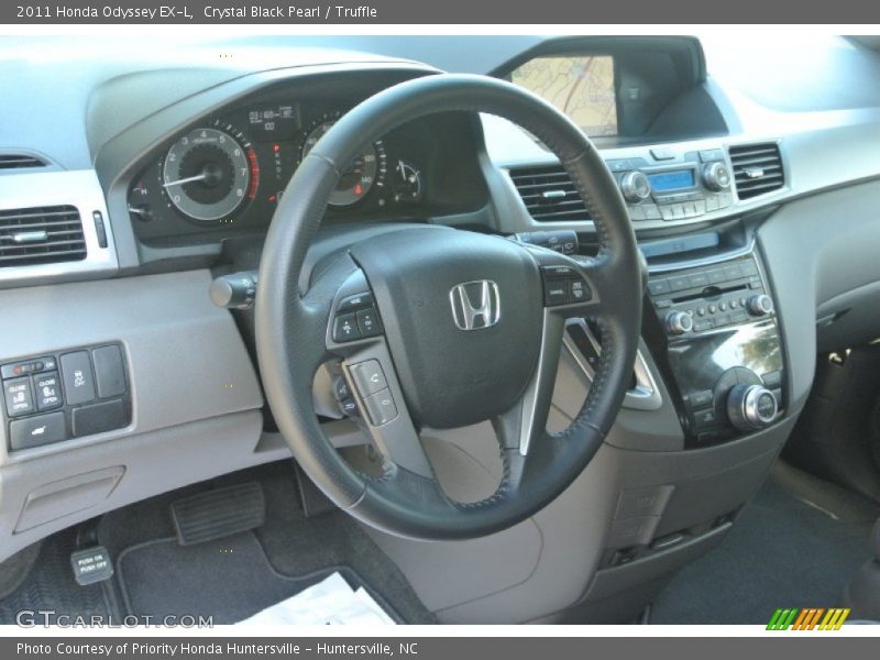 Crystal Black Pearl / Truffle 2011 Honda Odyssey EX-L