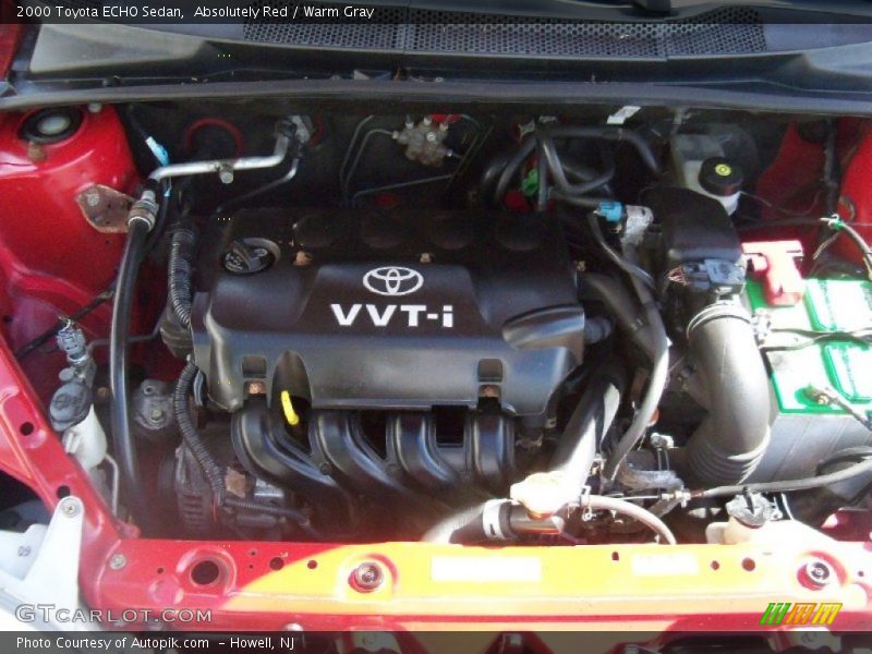 Absolutely Red / Warm Gray 2000 Toyota ECHO Sedan