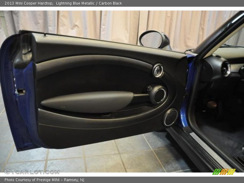 Lightning Blue Metallic / Carbon Black 2013 Mini Cooper Hardtop
