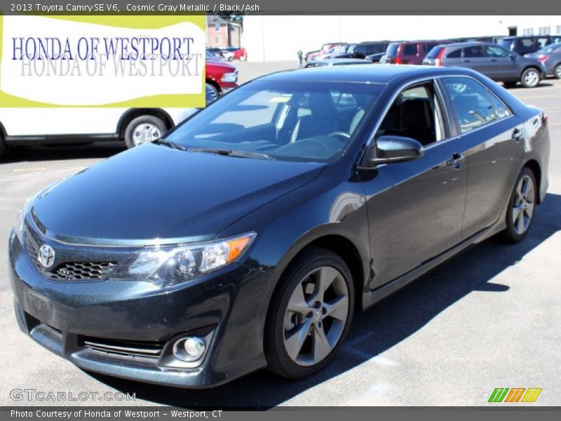 Cosmic Gray Metallic / Black/Ash 2013 Toyota Camry SE V6