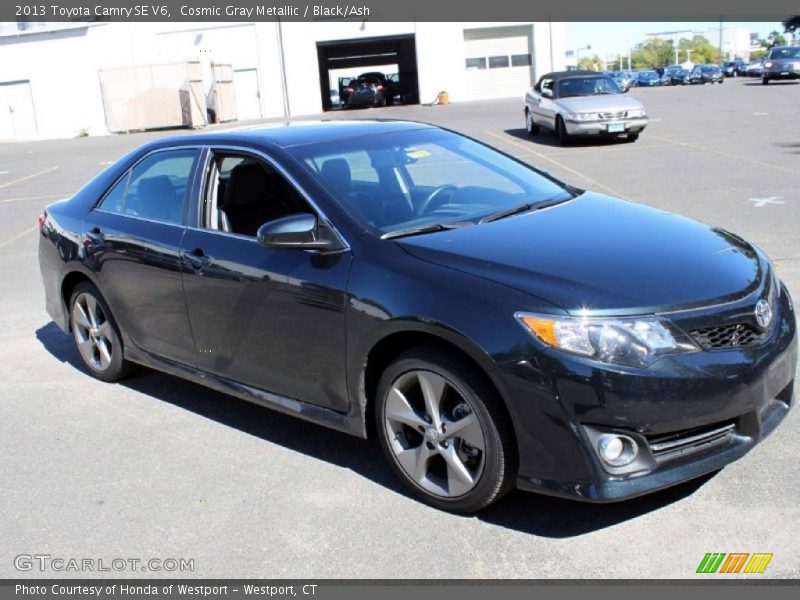Cosmic Gray Metallic / Black/Ash 2013 Toyota Camry SE V6
