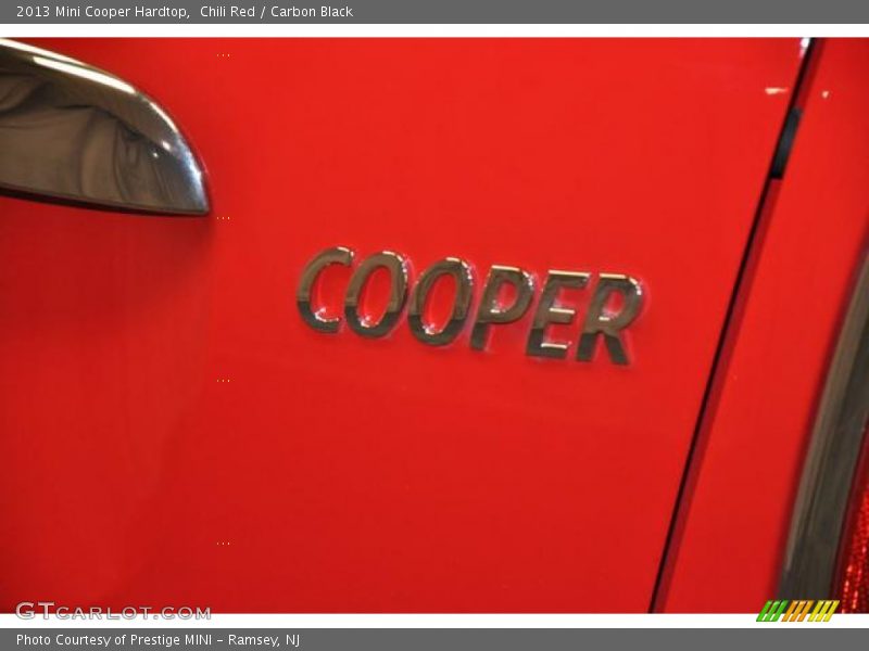 Chili Red / Carbon Black 2013 Mini Cooper Hardtop