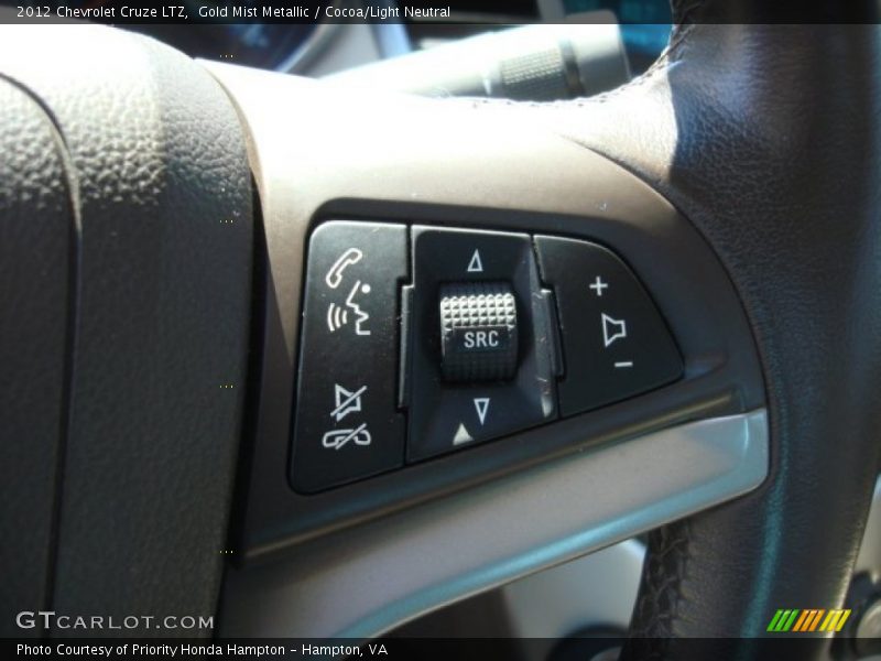 Gold Mist Metallic / Cocoa/Light Neutral 2012 Chevrolet Cruze LTZ