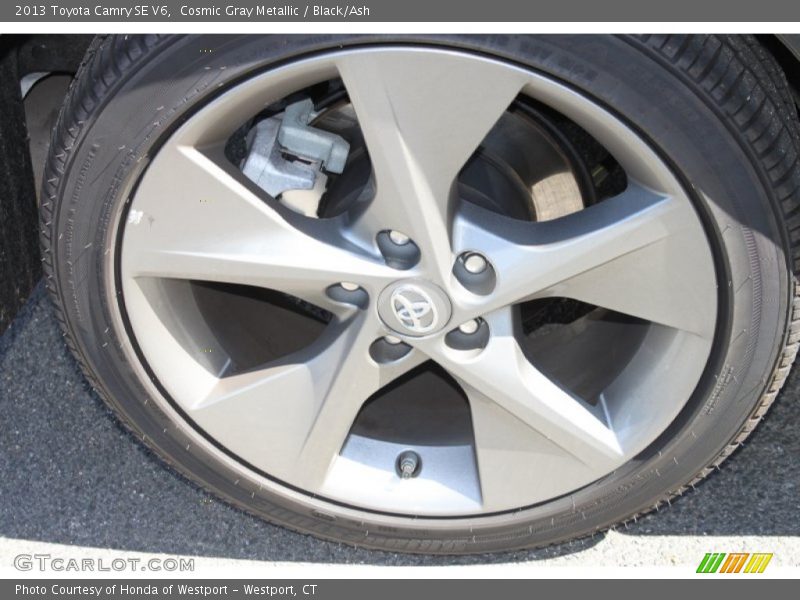 Cosmic Gray Metallic / Black/Ash 2013 Toyota Camry SE V6