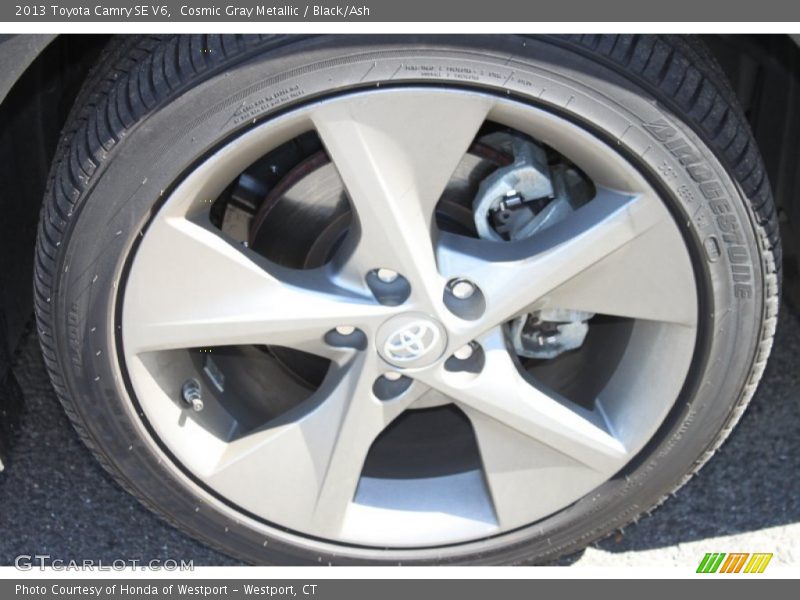 Cosmic Gray Metallic / Black/Ash 2013 Toyota Camry SE V6