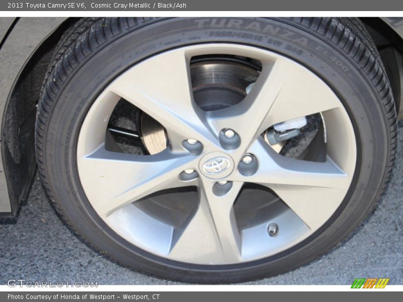 Cosmic Gray Metallic / Black/Ash 2013 Toyota Camry SE V6