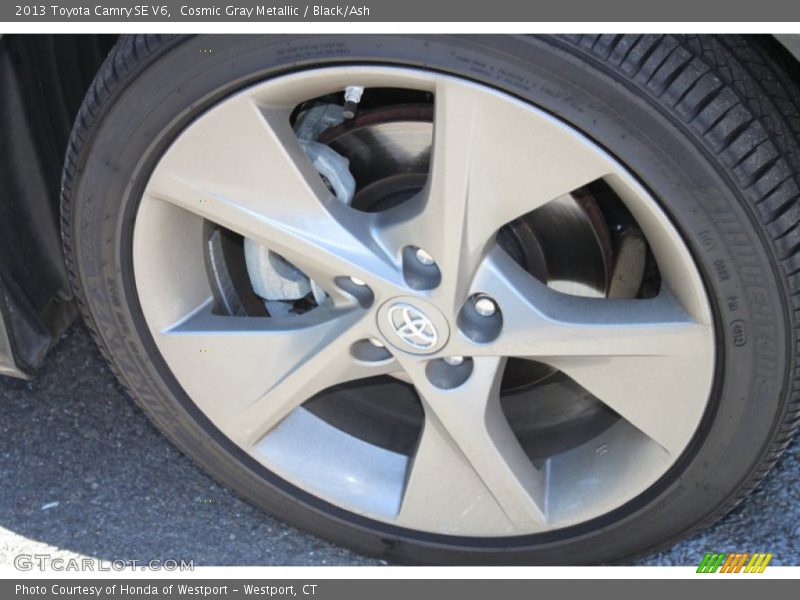 Cosmic Gray Metallic / Black/Ash 2013 Toyota Camry SE V6