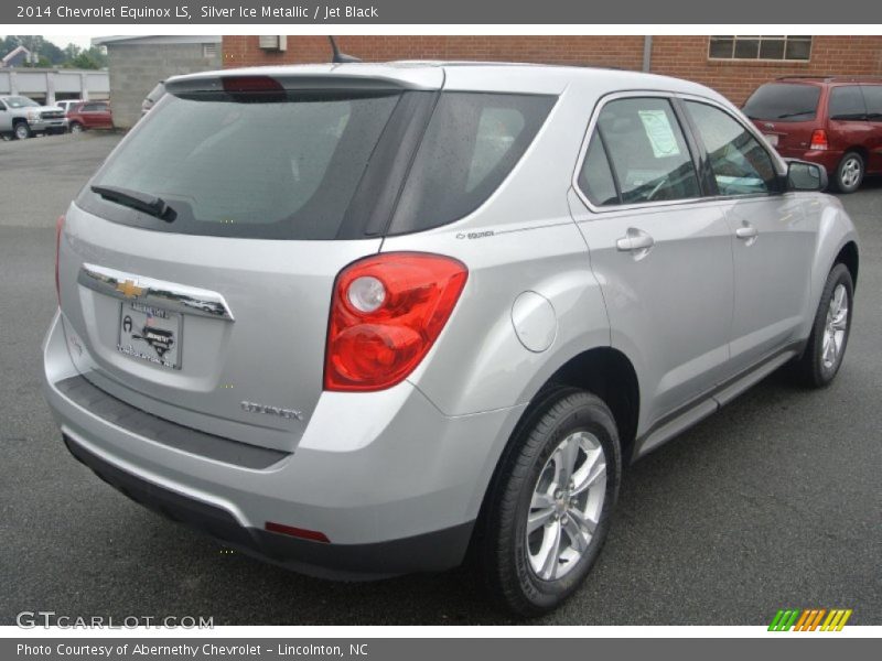 Silver Ice Metallic / Jet Black 2014 Chevrolet Equinox LS