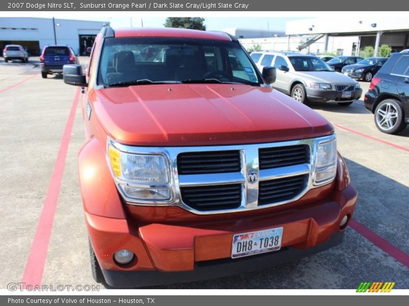 Sunburst Orange Pearl / Dark Slate Gray/Light Slate Gray 2007 Dodge Nitro SLT