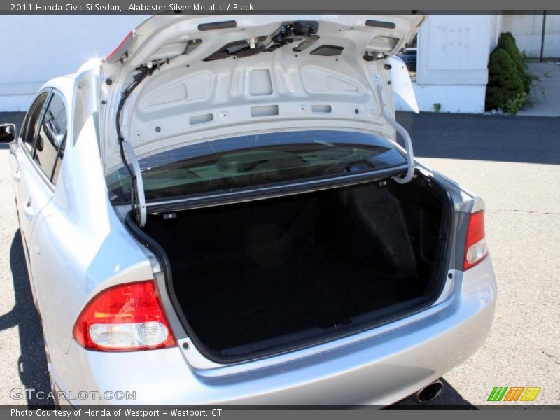 Alabaster Silver Metallic / Black 2011 Honda Civic Si Sedan