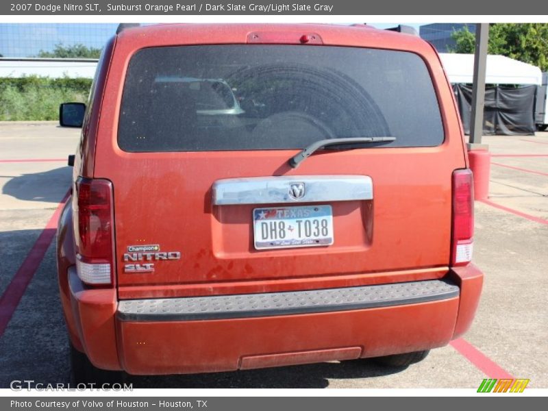 Sunburst Orange Pearl / Dark Slate Gray/Light Slate Gray 2007 Dodge Nitro SLT