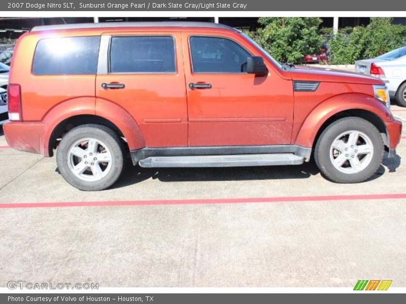 Sunburst Orange Pearl / Dark Slate Gray/Light Slate Gray 2007 Dodge Nitro SLT