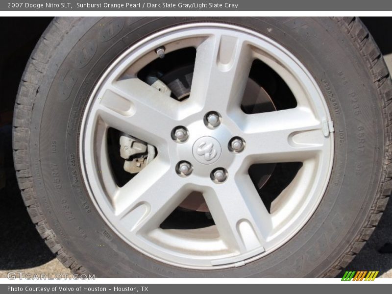 Sunburst Orange Pearl / Dark Slate Gray/Light Slate Gray 2007 Dodge Nitro SLT