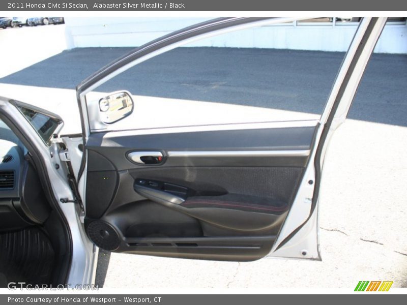 Alabaster Silver Metallic / Black 2011 Honda Civic Si Sedan