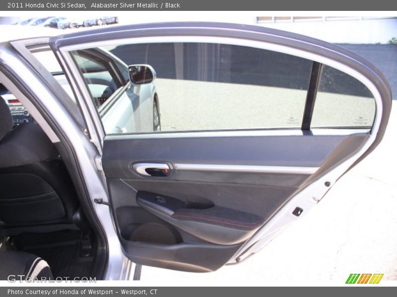 Alabaster Silver Metallic / Black 2011 Honda Civic Si Sedan
