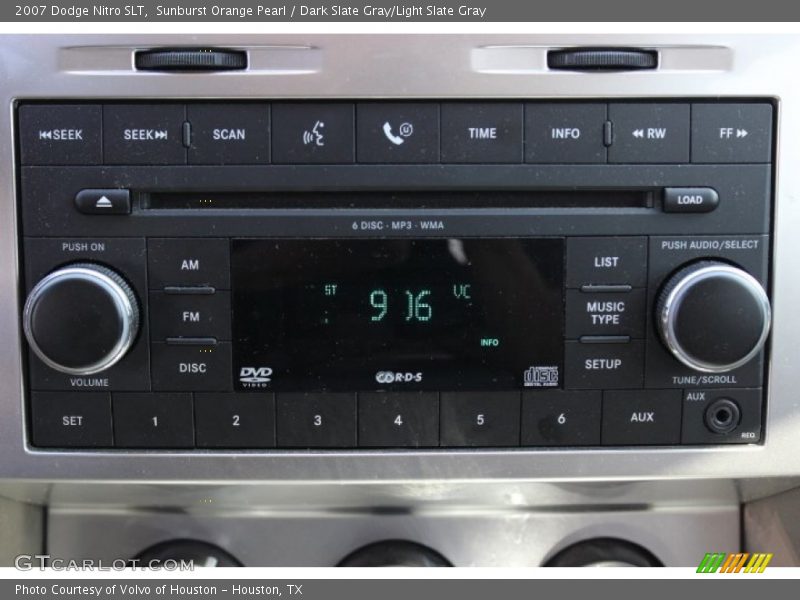 Sunburst Orange Pearl / Dark Slate Gray/Light Slate Gray 2007 Dodge Nitro SLT