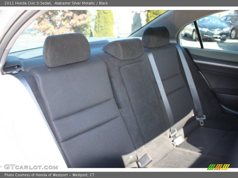 Alabaster Silver Metallic / Black 2011 Honda Civic Si Sedan