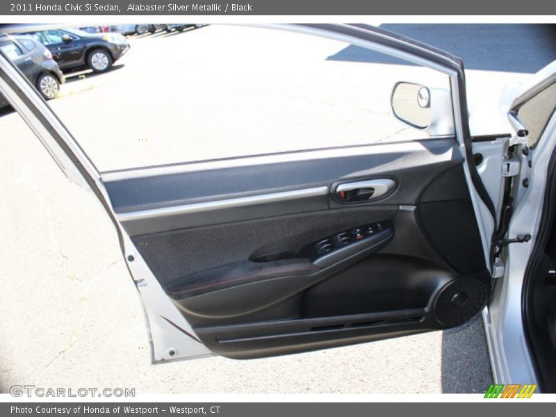 Alabaster Silver Metallic / Black 2011 Honda Civic Si Sedan