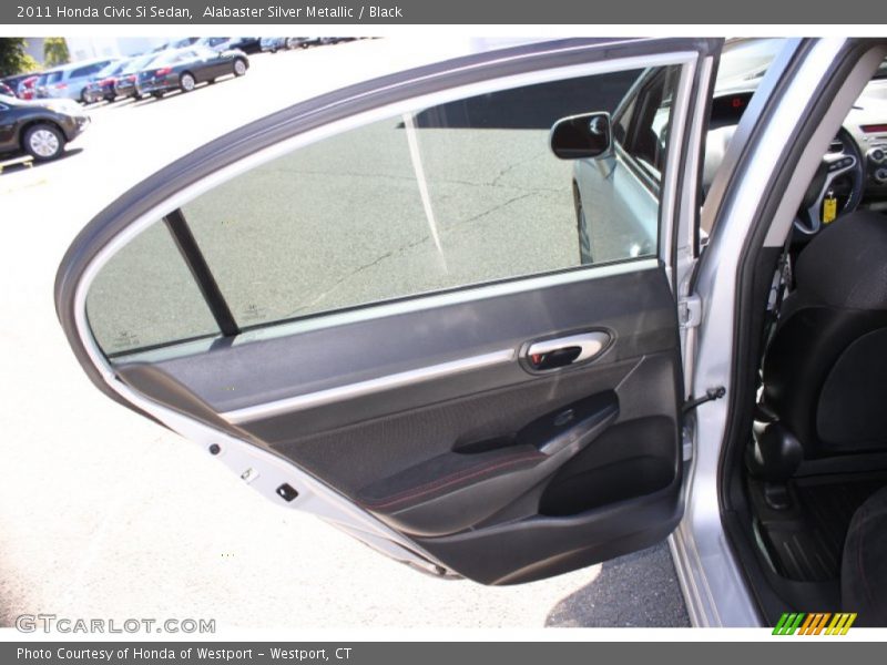 Alabaster Silver Metallic / Black 2011 Honda Civic Si Sedan