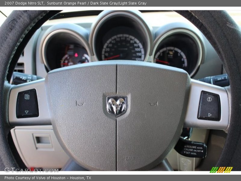 Sunburst Orange Pearl / Dark Slate Gray/Light Slate Gray 2007 Dodge Nitro SLT