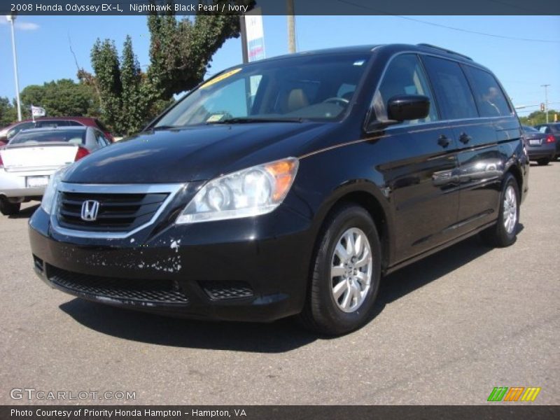 Nighthawk Black Pearl / Ivory 2008 Honda Odyssey EX-L