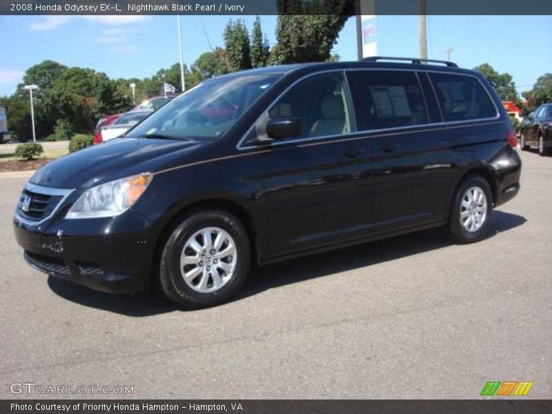 Nighthawk Black Pearl / Ivory 2008 Honda Odyssey EX-L