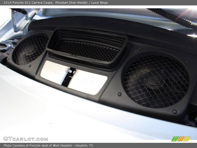 Rhodium Silver Metallic / Luxor Beige 2014 Porsche 911 Carrera Coupe