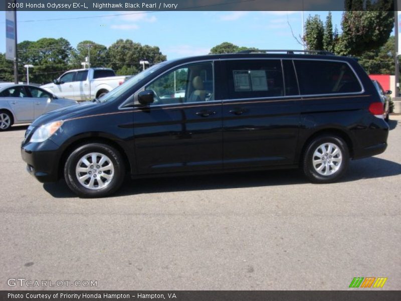 Nighthawk Black Pearl / Ivory 2008 Honda Odyssey EX-L