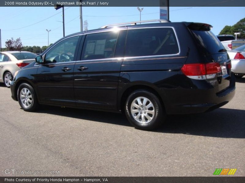 Nighthawk Black Pearl / Ivory 2008 Honda Odyssey EX-L