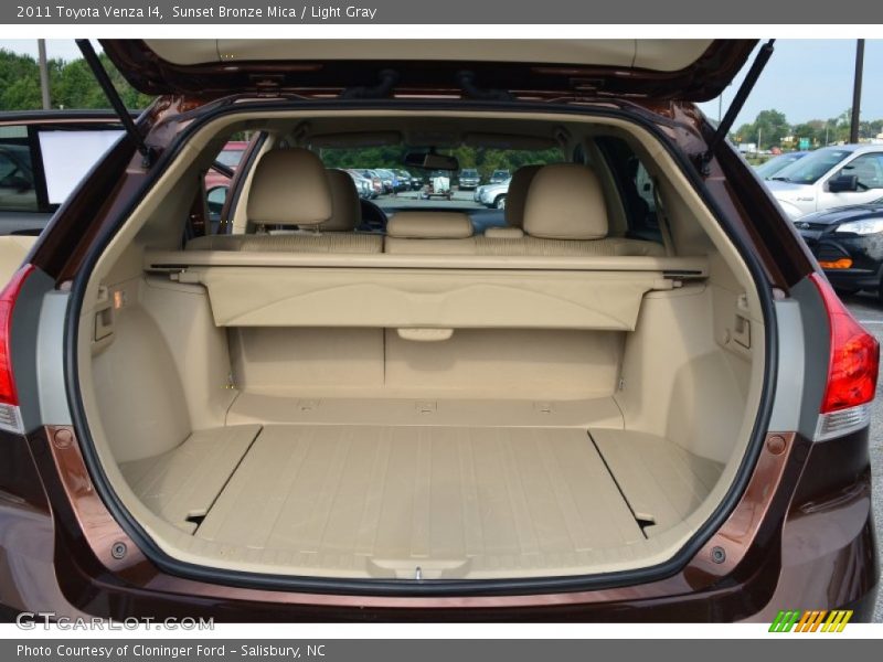  2011 Venza I4 Trunk