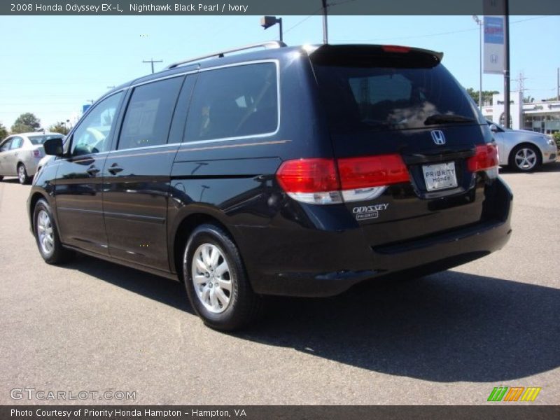 Nighthawk Black Pearl / Ivory 2008 Honda Odyssey EX-L