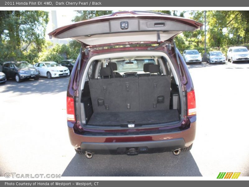 Dark Cherry Pearl / Black 2011 Honda Pilot EX 4WD