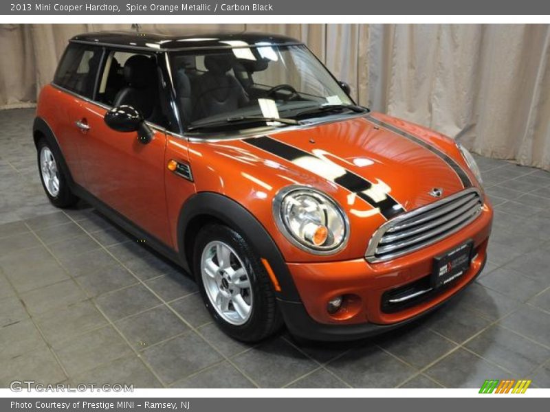 Spice Orange Metallic / Carbon Black 2013 Mini Cooper Hardtop