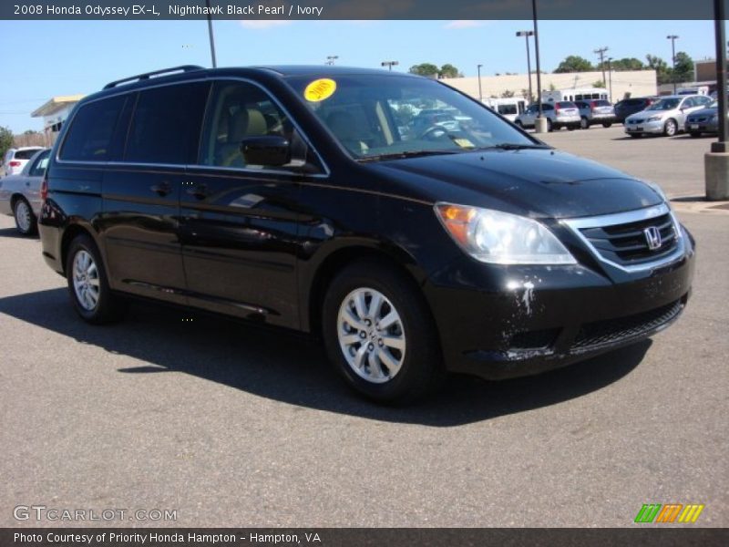 Nighthawk Black Pearl / Ivory 2008 Honda Odyssey EX-L