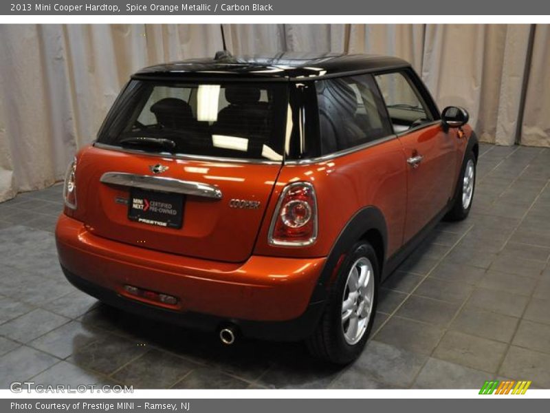 Spice Orange Metallic / Carbon Black 2013 Mini Cooper Hardtop