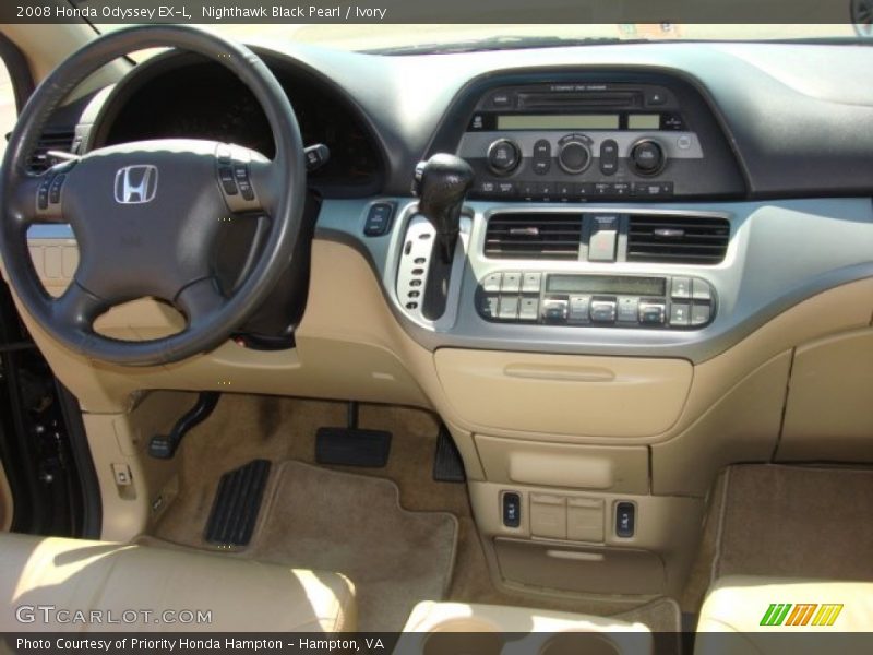 Nighthawk Black Pearl / Ivory 2008 Honda Odyssey EX-L