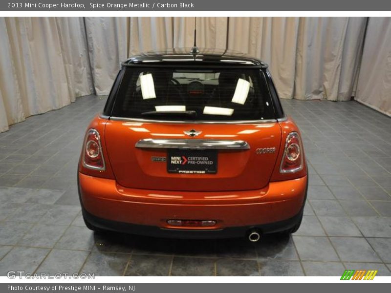 Spice Orange Metallic / Carbon Black 2013 Mini Cooper Hardtop