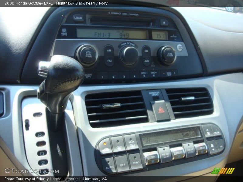Nighthawk Black Pearl / Ivory 2008 Honda Odyssey EX-L