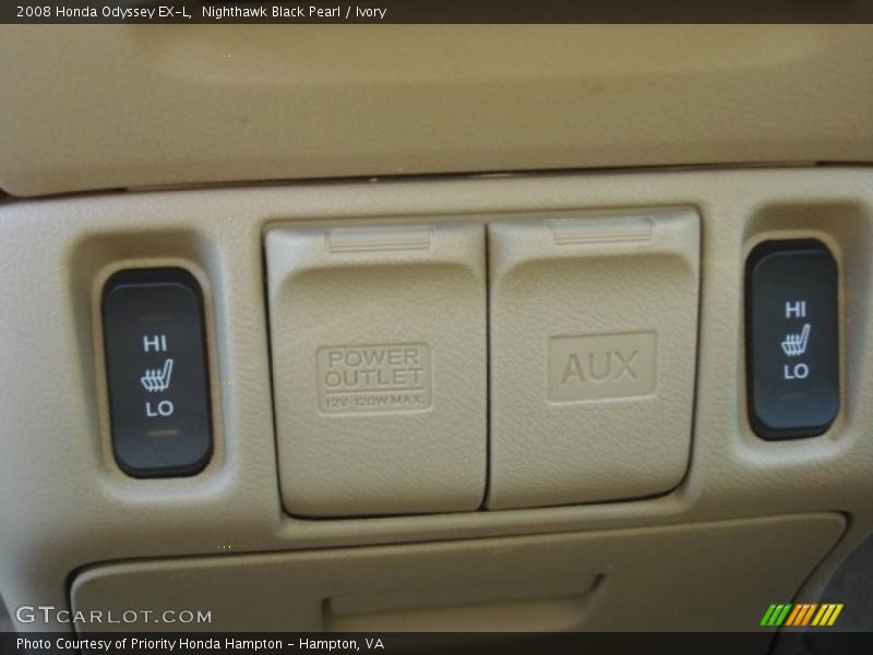 Nighthawk Black Pearl / Ivory 2008 Honda Odyssey EX-L